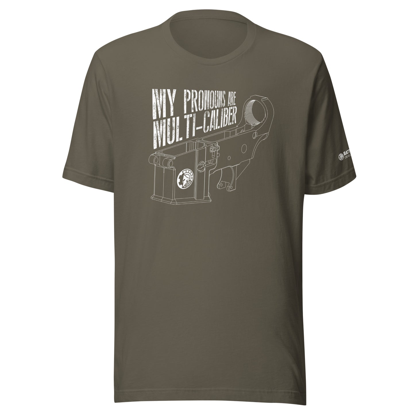 Unisex BATTLEARMS® Pronouns Tee