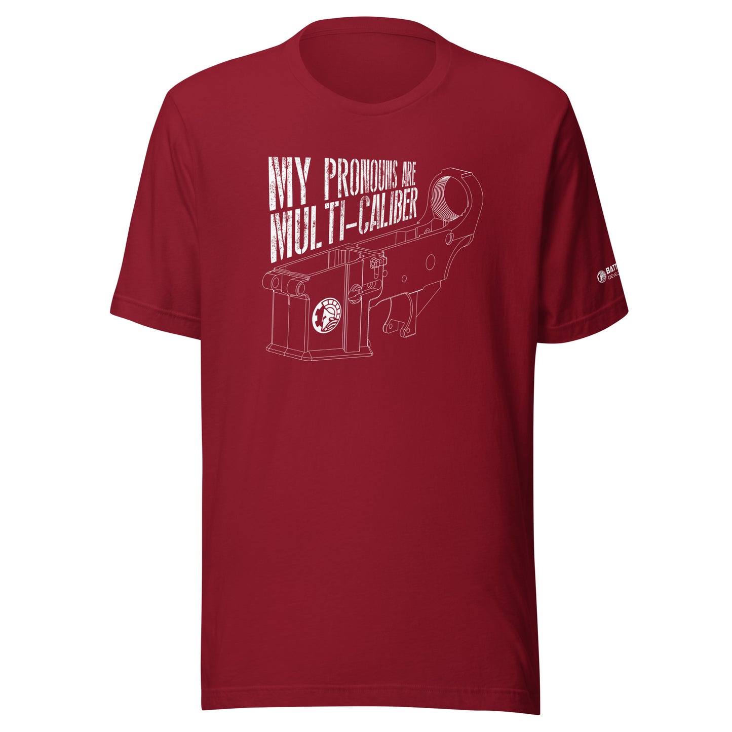 Unisex BATTLEARMS® Pronouns Tee
